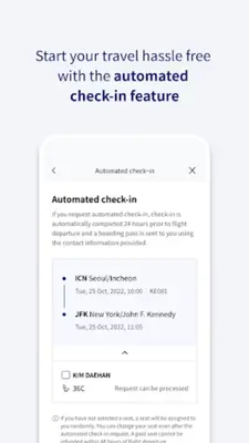 Korean Air My android App screenshot 6